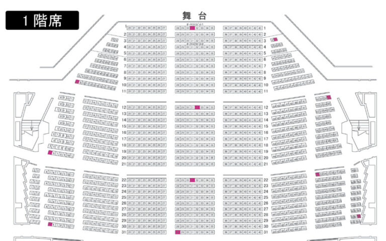 名古屋センチュリーホールの座席表やキャパは？1階2階3階座席からの見え方を画像で紹介！ | なっさんブログ